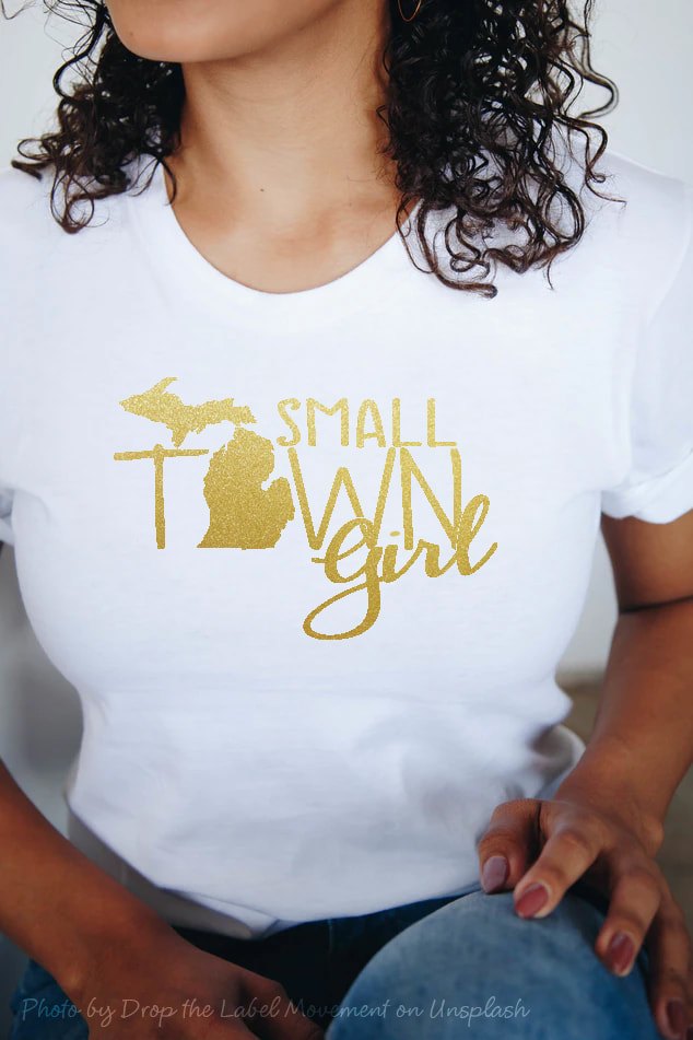 Small Town Michigan Girl Tee