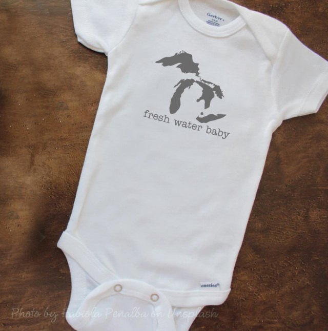 Fresh Water Baby onesie