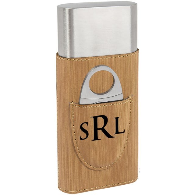 Monogram Cigar Flask